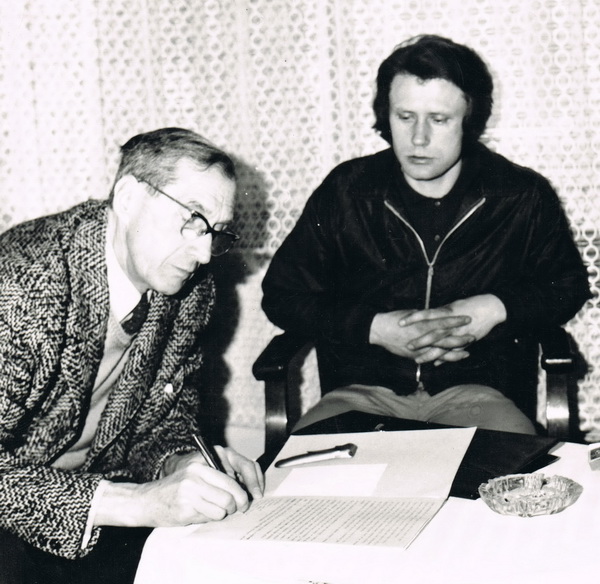 Viktor Breiský a Jiří Pecháček cca 1975