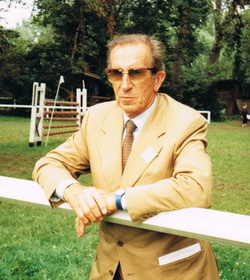 Raimondo d Inzeo při návštěvě Prahy 1993